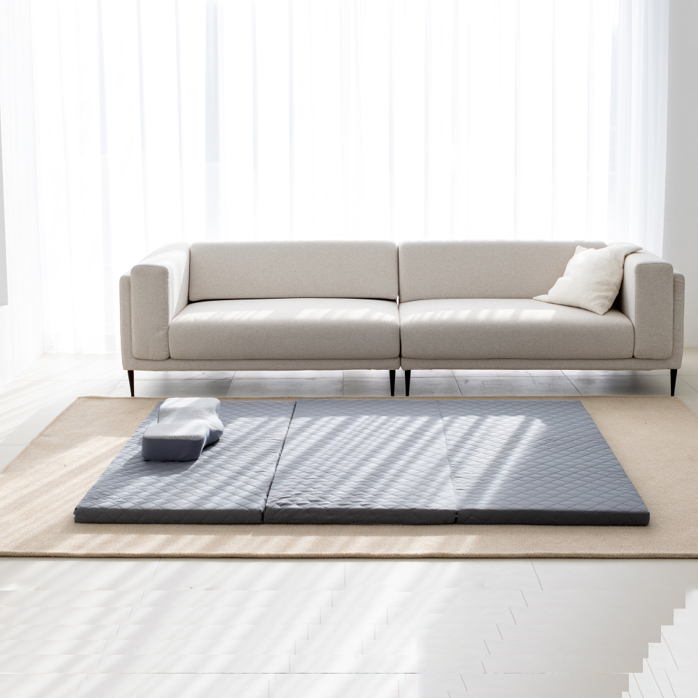 수면도감 탄탄한 매트리스 접이식 침대 바닥 토퍼 매트리스 S