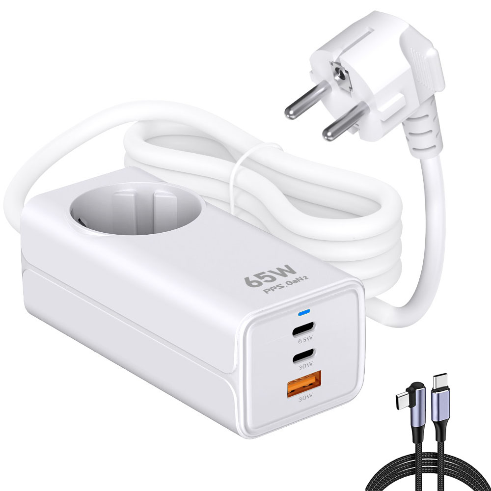 4000W 멀티탭 겸용 고속충전기 65W GaN2 PD PPS UMAC-65WPDGAN2 - 상품 이미지