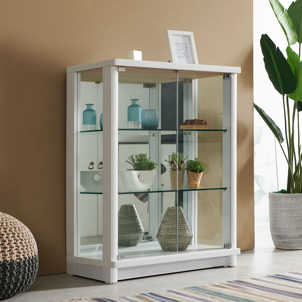 스코나 허스트 760 3단 양주장 유리 진열장 장식장