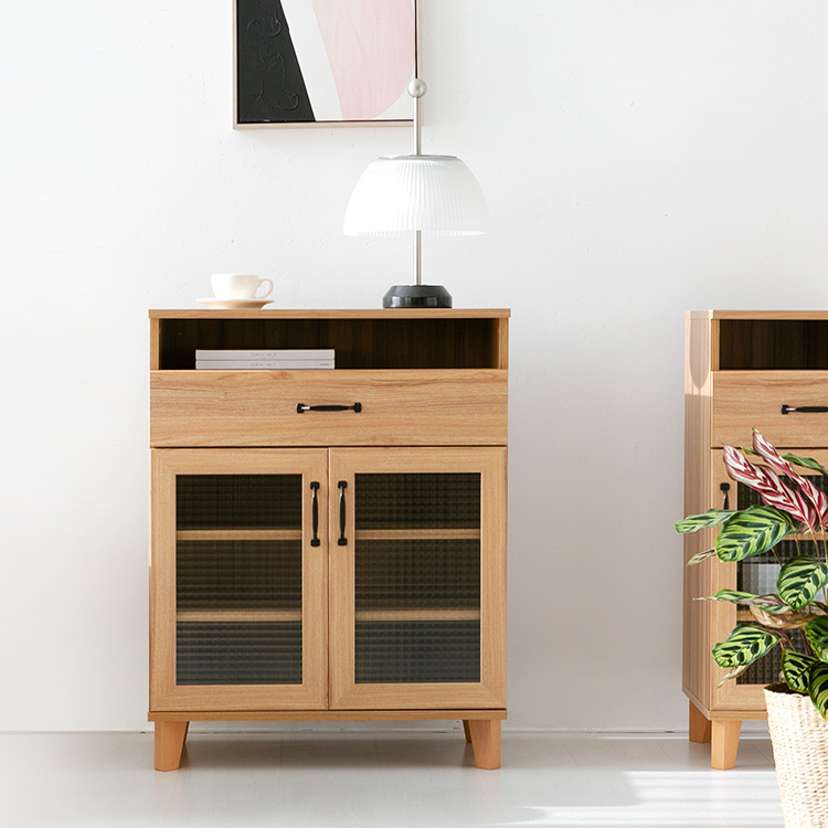 펨바 2문1서랍 수납장 RVM9070LC 700x405x900mm, 3단, 캄포어베니어 2019.6474 - 상세 이미지 5