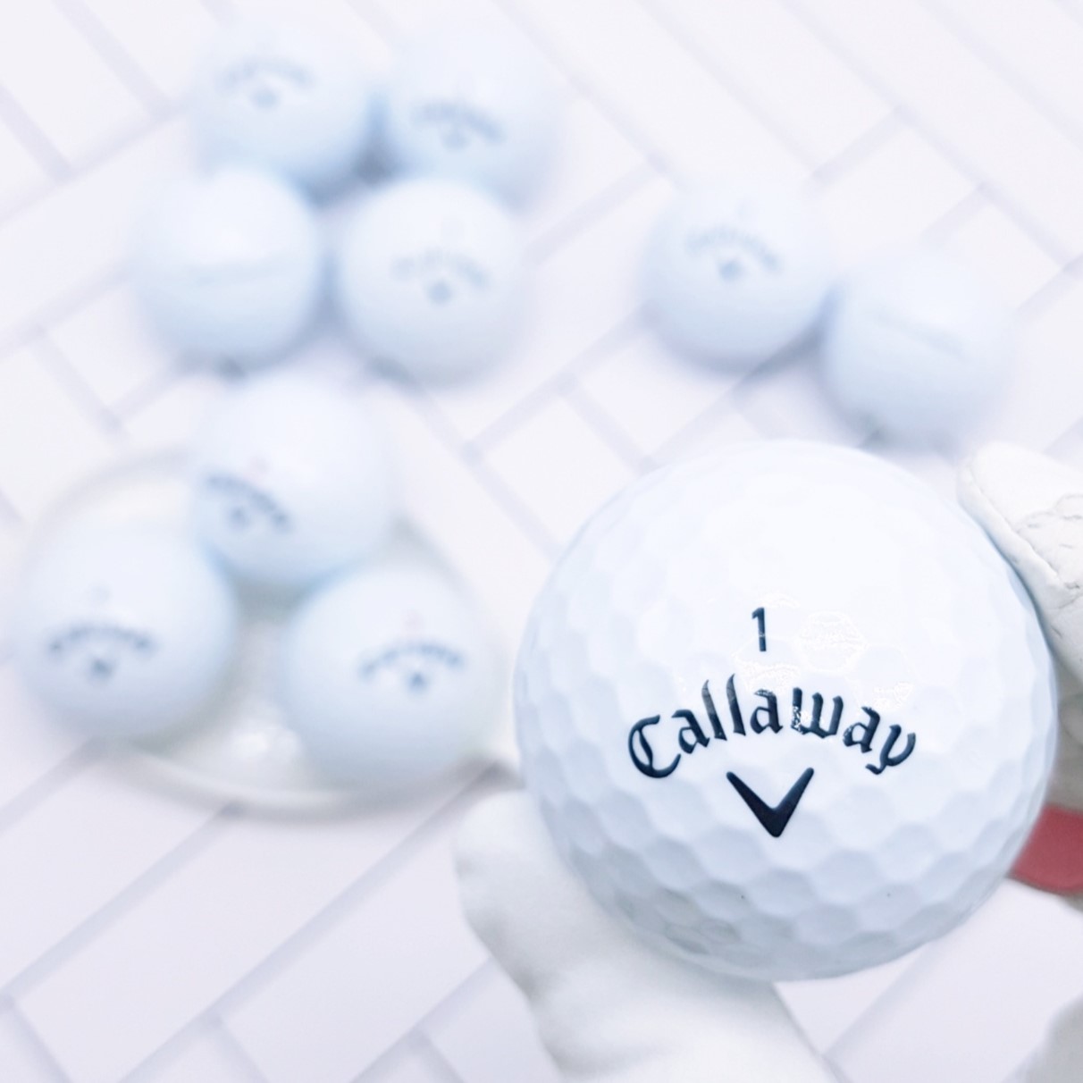 [중고] 캘러웨이 로스트볼 로스트 골프공 A 화이트 10구 이미지 2
