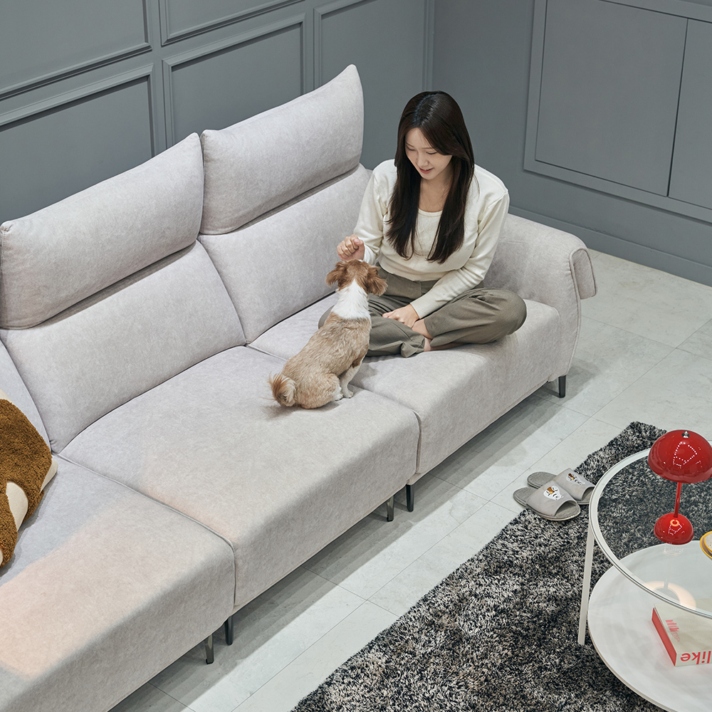 페다 로엔 코브라 4인용 아쿠아텍스 패브릭 소파