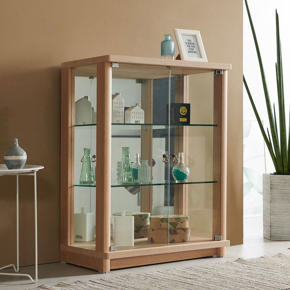 스코나 허스트 760 3단 양주장 유리 진열장 장식장