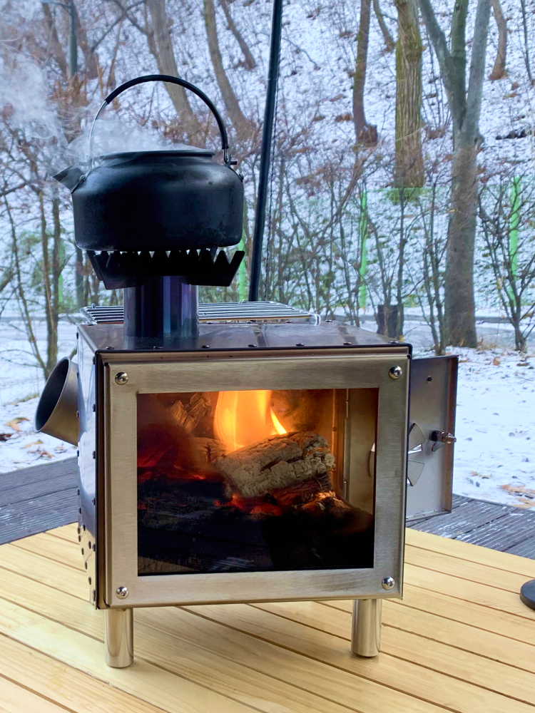 캠프365 화목난로 휴대용 화로대 불멍 감성 장작 스토브 우드스토브 시그니쳐 포켓 벽난로