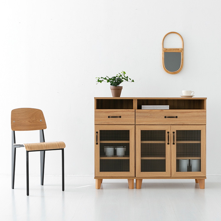 펨바 1문1서랍 수납장 RVM9040LC 400x405x900mm, 3단, 캄포어베니어 6916.8344 - 상세 이미지 4