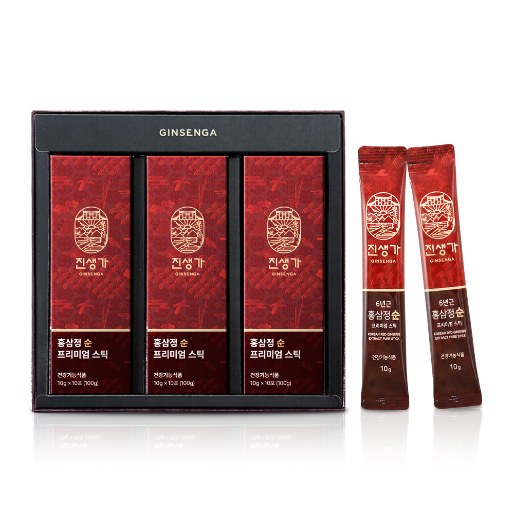 진생가 홍삼정 순 프리미엄 스틱 10g 30개입 - 상세 이미지 4