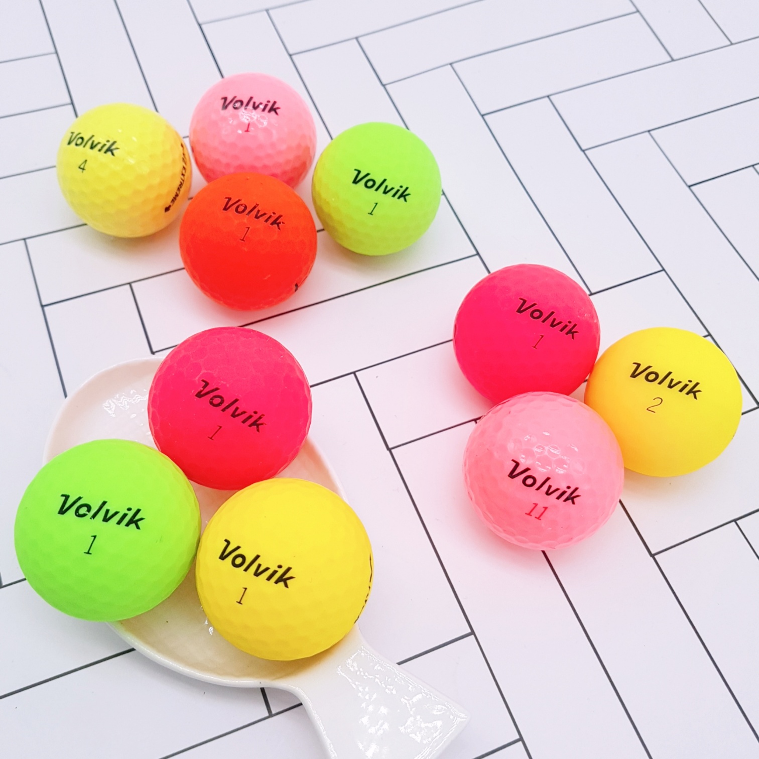 볼빅 로스트볼 로스트 골프공 A 컬러 10구