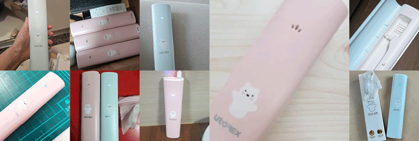 유토렉스 UV-C 무선 충전식 휴대용 칫솔살균기 폴라곰 여행 학교 사무실 판매처 상세 정보 이미지 2