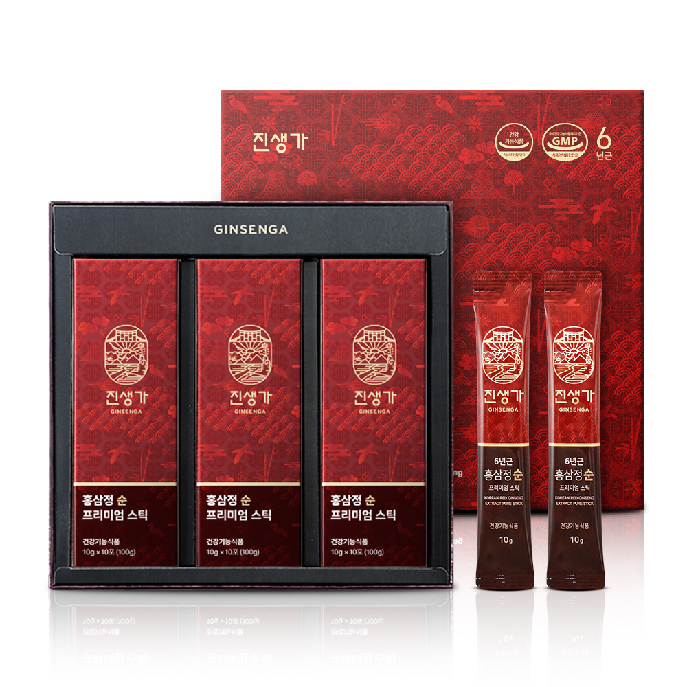 진생가 홍삼정 순 프리미엄 스틱 10g 30개입