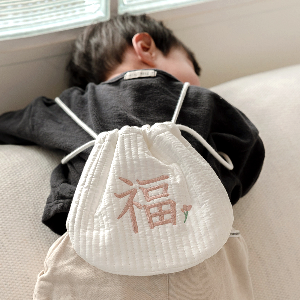 아기 복주머니 용돈가방 자수 복주머니 아기 용돈주머니