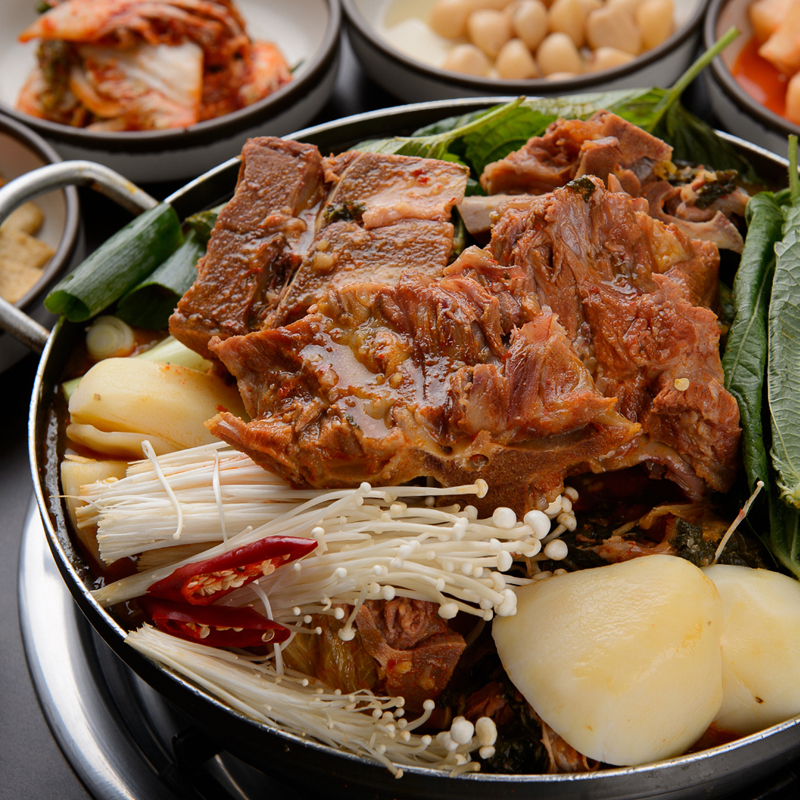 햇빛찬 감자탕양념 1kg 분말 소스 스프 뼈해장국 20~25인분 조리용 - 상세 이미지 2