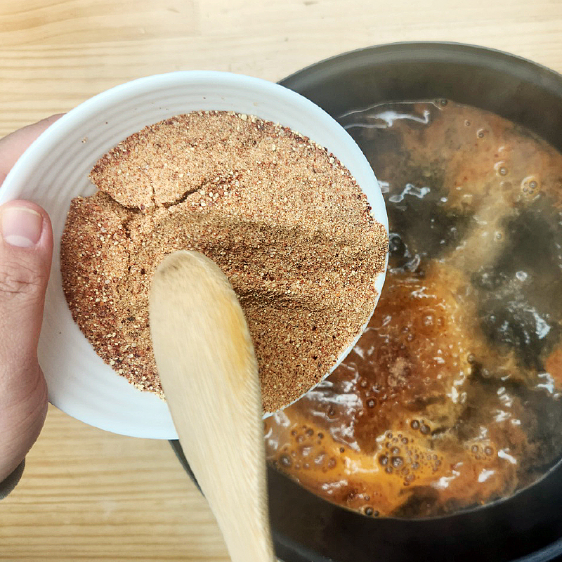 햇빛찬 감자탕양념 1kg 분말 소스 스프 뼈해장국 20~25인분 조리용 - 상세 이미지 4