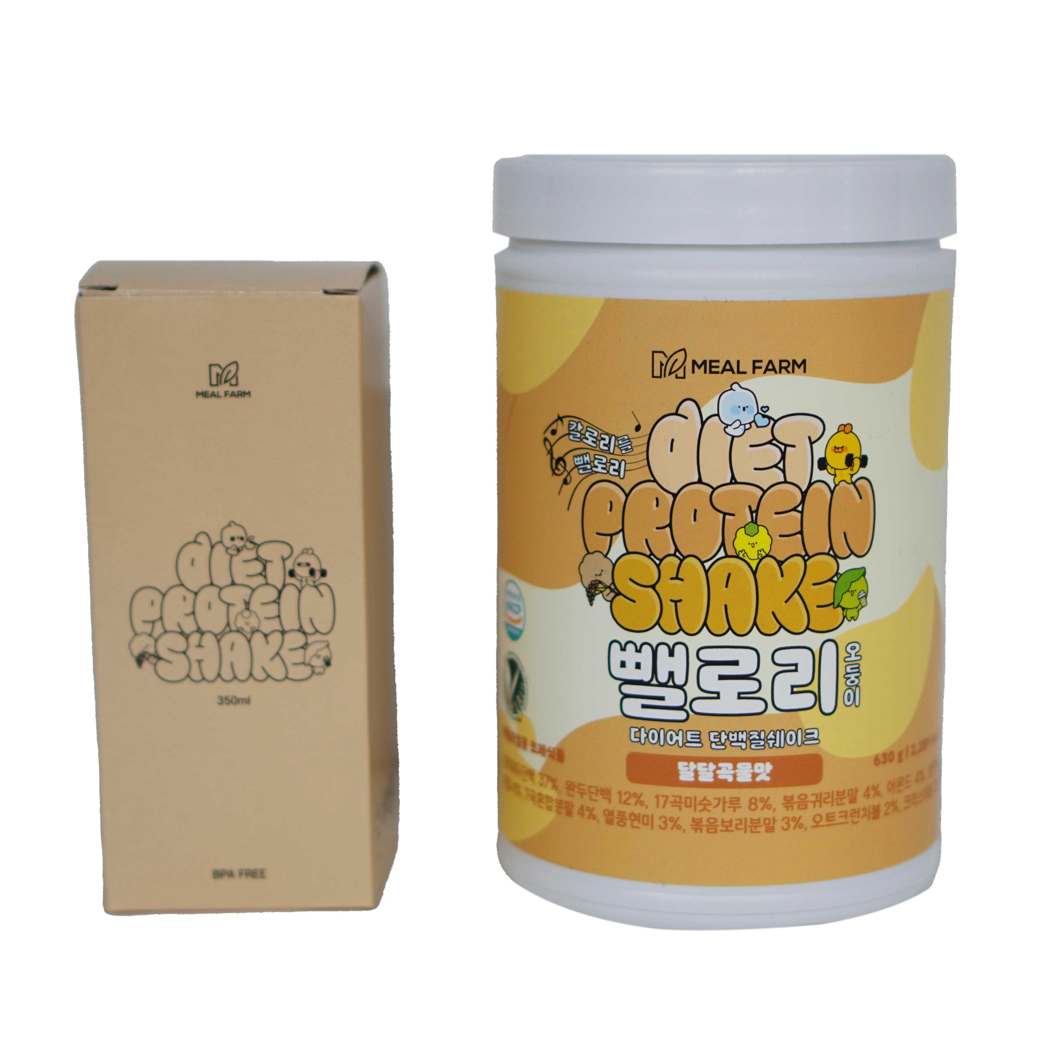 뺄로리오둥이 다이어트 단백질 쉐이크 달달곡물맛 630+30g 비건식사대용 체중조절용조제식품 - 상세 이미지 5
