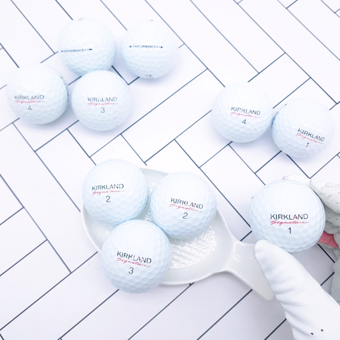 커클랜드 로스트볼 로스트 골프공 A 화이트 10구