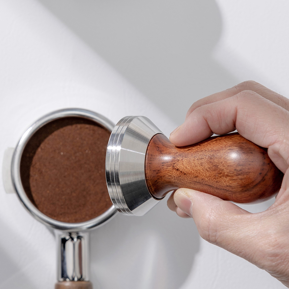 홈인홀 커피탬퍼 드롱기 맥널티 브레빌 E61 레벨링 우드 탬퍼 51mm 로즈우드 - 상세 이미지 4