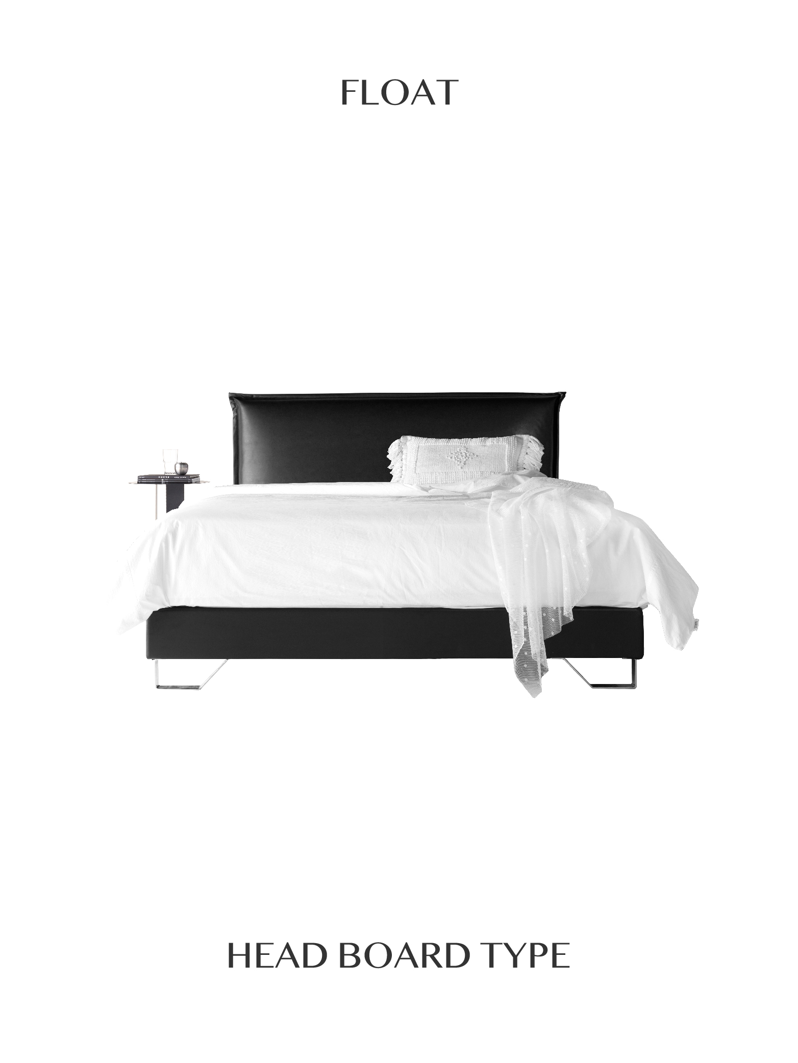 [플로트] 헤드보드-레더 (Q)150cm - 상품 이미지