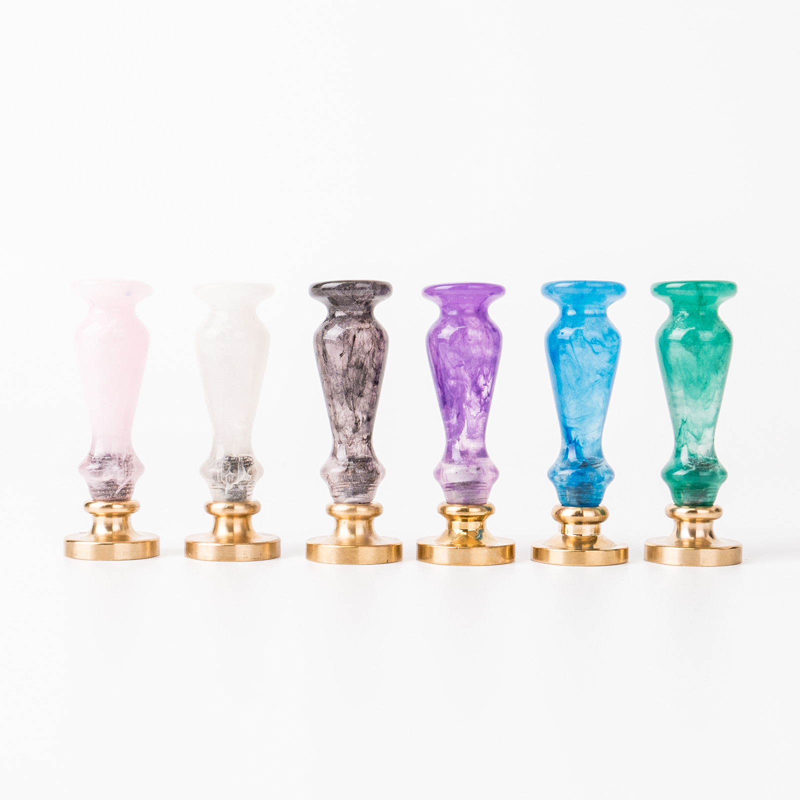 실링왁스 펄 손잡이 엔틱 스탬프 핸들