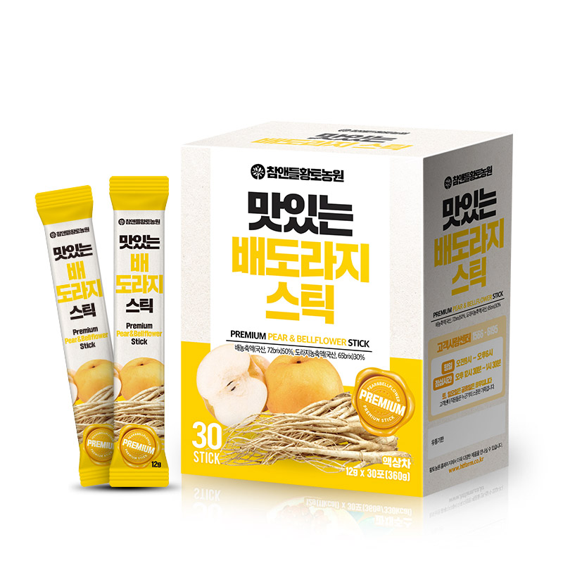 참앤들황토농원 맛있는 배도라지 스틱 12g 1박스 (총 30포) - 상세 이미지 3