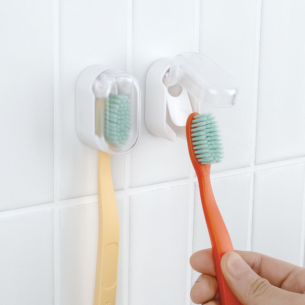우유닉 커버형 칫솔 꽂이 걸이 거치대 치솔 홀더 욕실 1개입