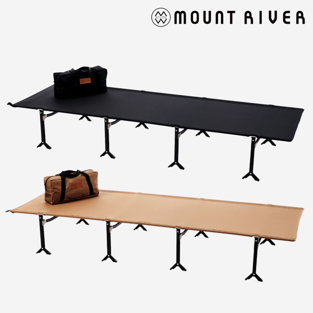 마운트리버 야전침대 클릭 코트 캠핑 간이 휴대용 야상 침대 침상