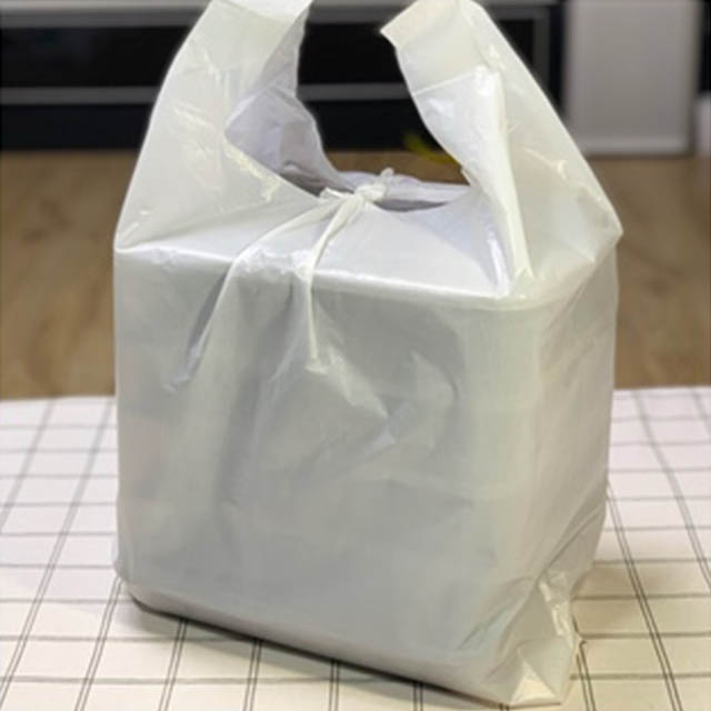 일회용 비닐봉투 중 100장 배달봉지 포장비닐