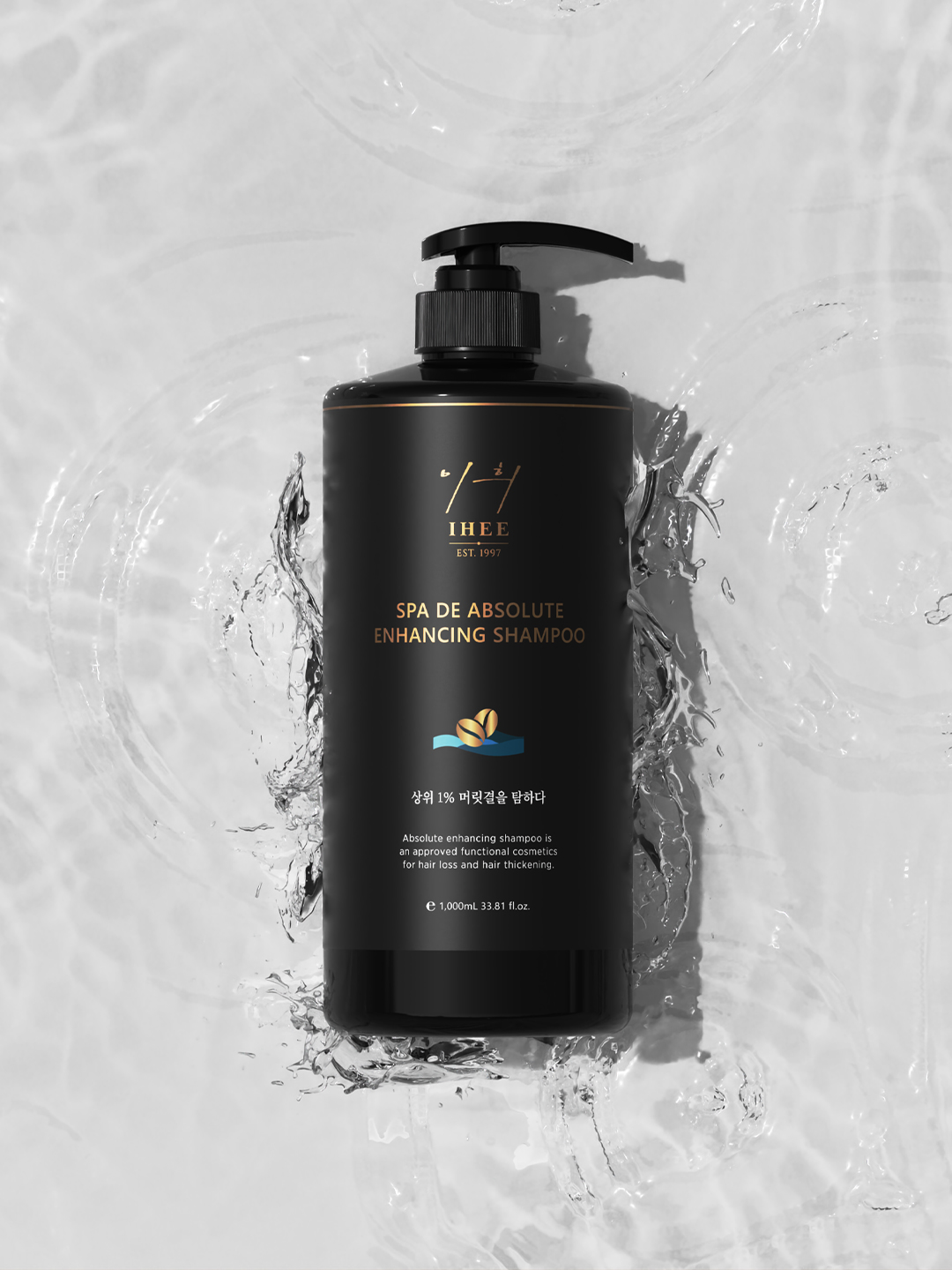 스파드이희 앱솔루트 인핸싱 샴푸 1000ml+펌프 / 두피 냄새 가려움 비듬 지루성 약산성 단백질 - 메인 이미지