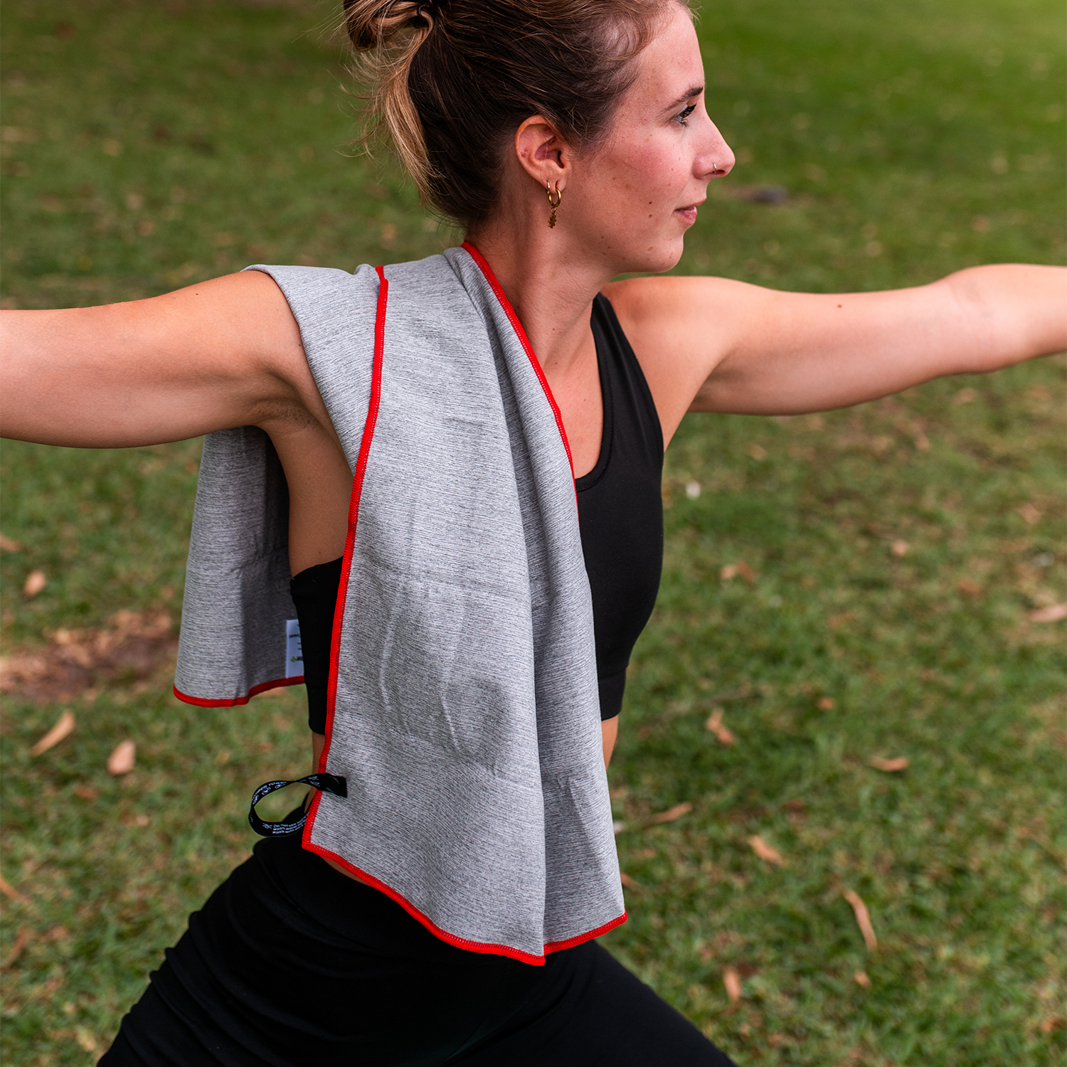 짐타월 스포츠 운동 레저 다용도 케이스포함 3개입 습식타올 세트