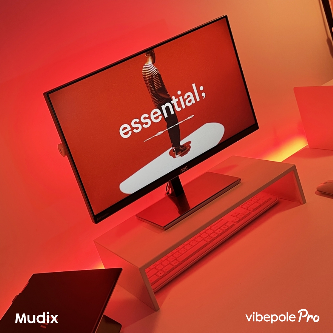 스마트 LED 라인 데스크테리어 컴퓨터 모니터 간접 조명 무딕스 바이브폴Pro RGB 데스크셋업 - 상세 이미지 2