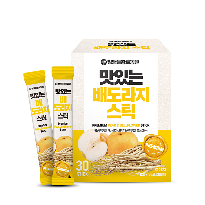 참앤들황토농원 맛있는 배도라지 스틱 12g 1박스 (총 30포) - 상세 이미지 2