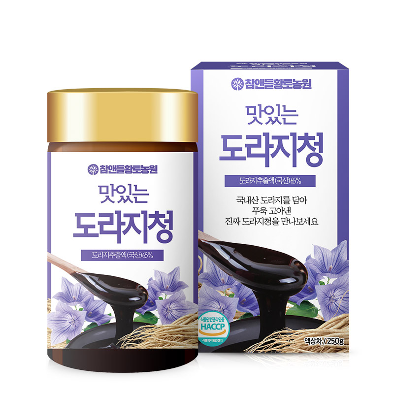 참앤들황토농원 맛있는 도라지청 250g, 1개 - 상품 이미지