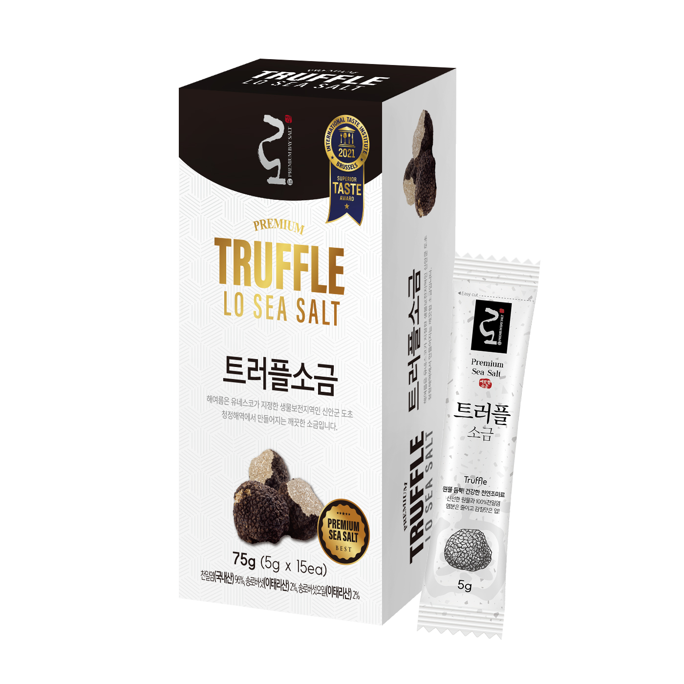 [트러플 스틱소금 선물세트] 프리미엄 트러플 천일염 '로' 스틱 선물세트 - 집들이 선물 캠핑소금 소고기 스테이크 이탈리아 최고급 트러플 - 상세 이미지 4