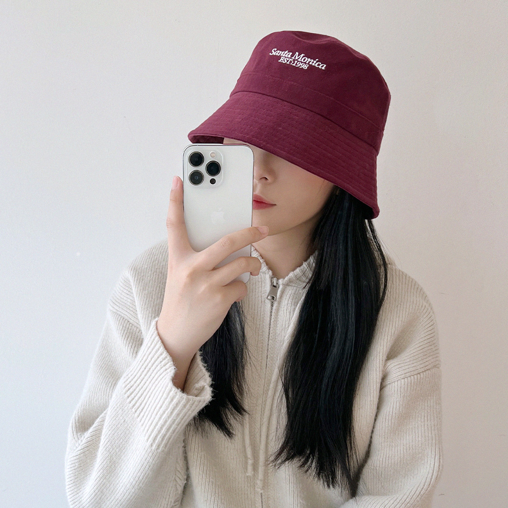 면 피치 SANTAMONICA 버킷햇 벙거지 - 상세 이미지 4