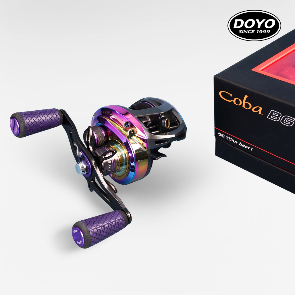 도요 코바 BG 레인보우 문어 외수질 배스 릴 4.6 기본 더블핸들