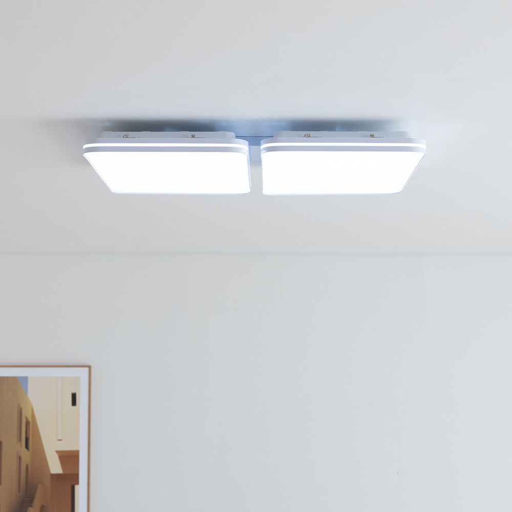 LED등 LED거실등 슬림 리디아 4등 120W - 상세 이미지 3