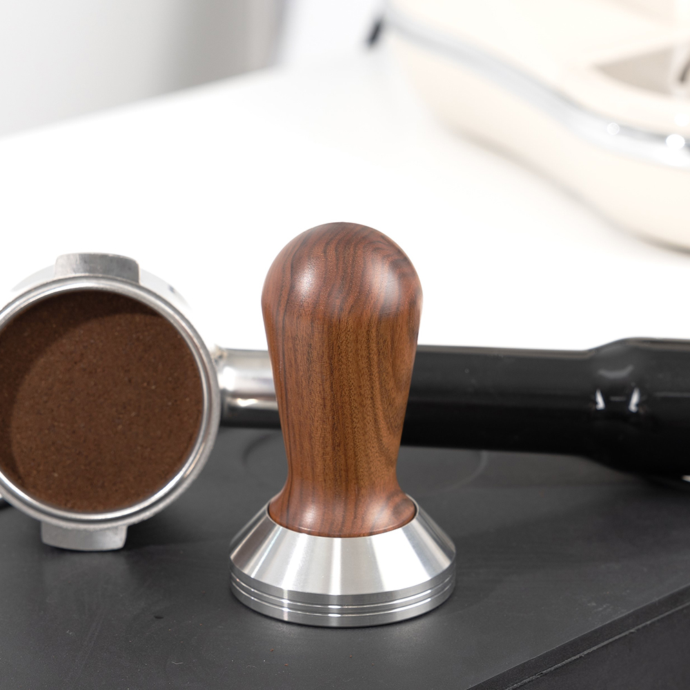 홈인홀 커피탬퍼 드롱기 맥널티 브레빌 E61 레벨링 우드 탬퍼 51mm 로즈우드 - 상세 이미지 5
