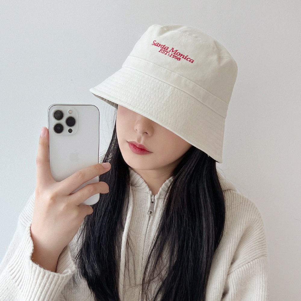 면 피치 SANTAMONICA 버킷햇 벙거지 - 상세 이미지 5