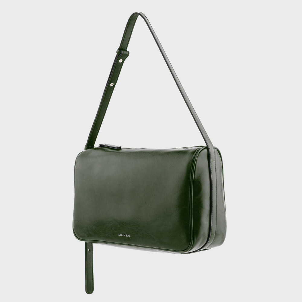 몽삭 클레어 숄더&크로스백 라지 다크그린 AP15-2305-DG