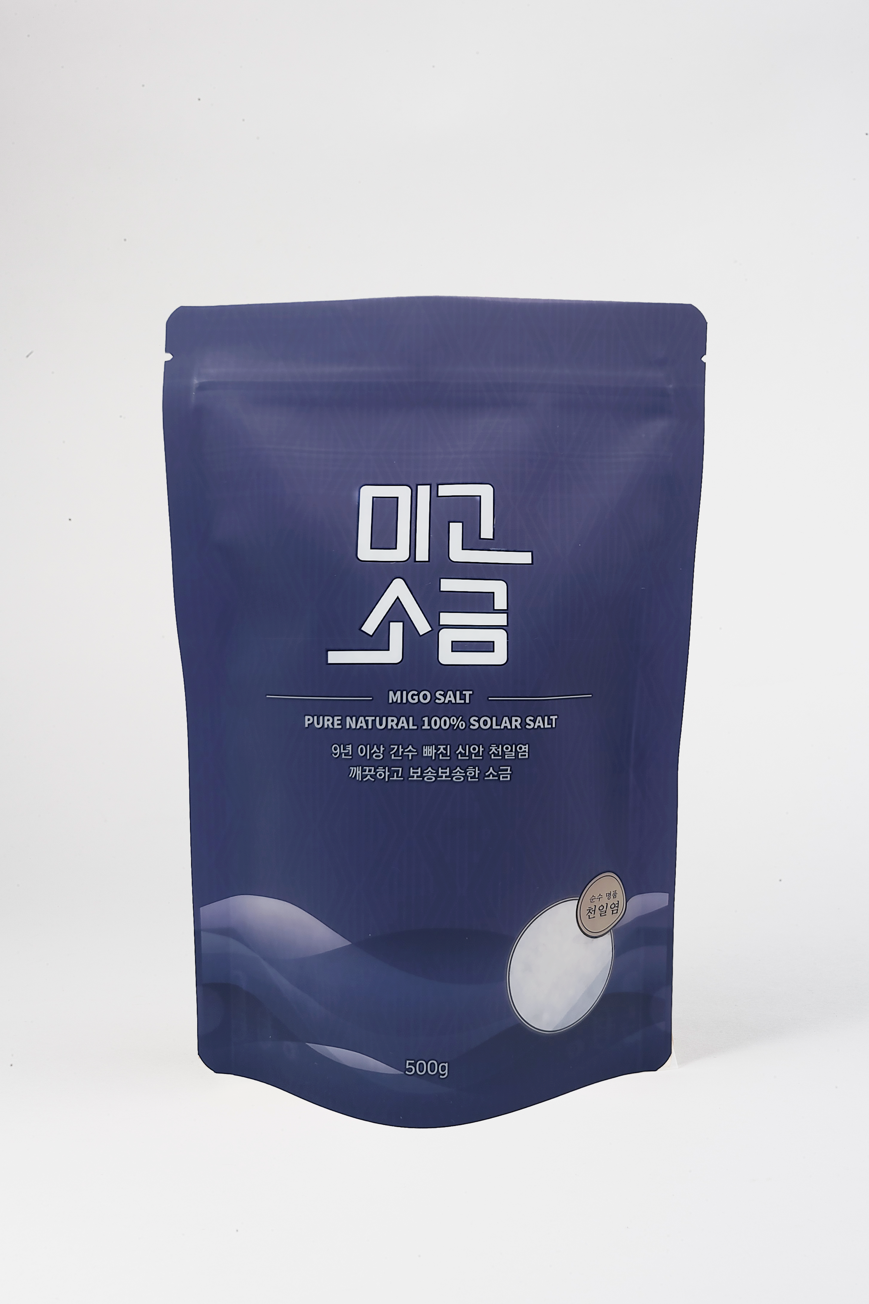 미고 10년 묵은 간수뺀 신안 천일염 미네랄 알칼리 굵은 소금 500g - 상세 이미지 3