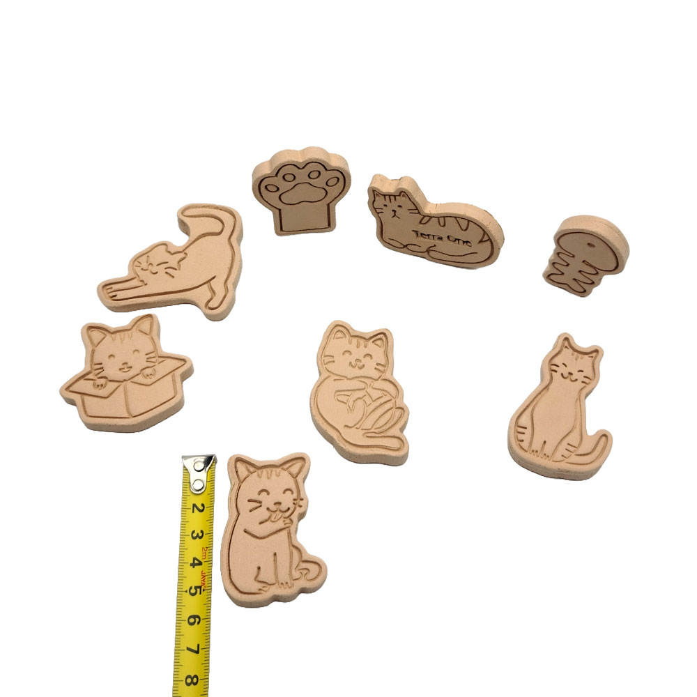테라원 내열토 토분 화분 데코 장식 고양이 8종셋트 이미지 6