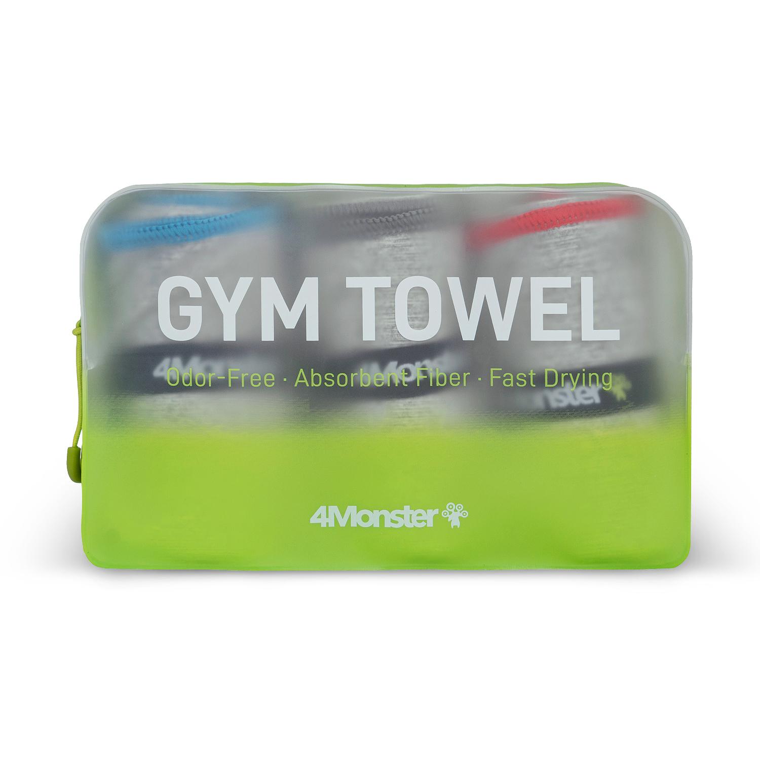 짐타월 스포츠 운동 레저 다용도 케이스포함 3개입 습식타올 세트