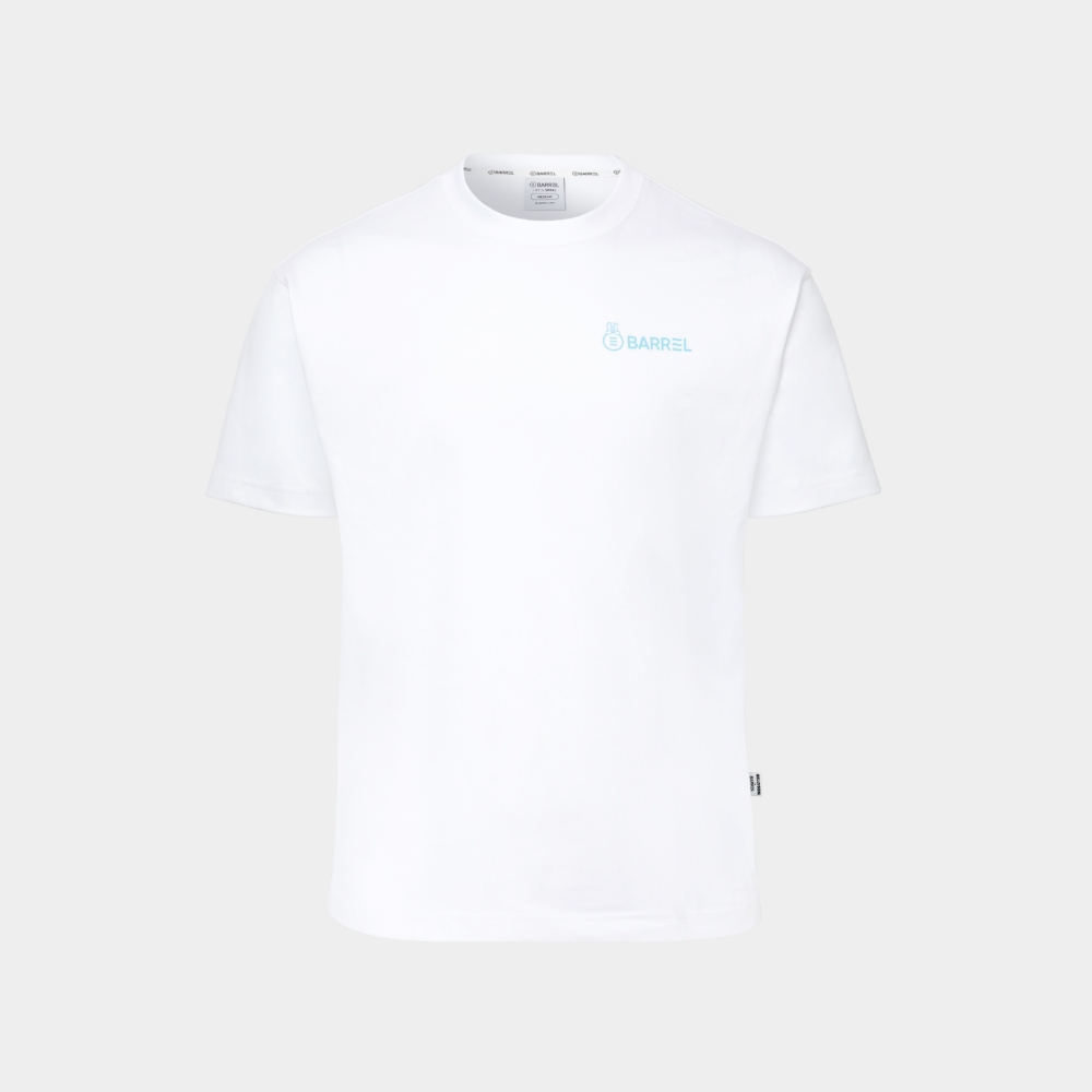 [배럴] 배럴X벨리곰 유니 라이프 티셔츠 화이트 (B3SUHSS099WHT) : BARREL