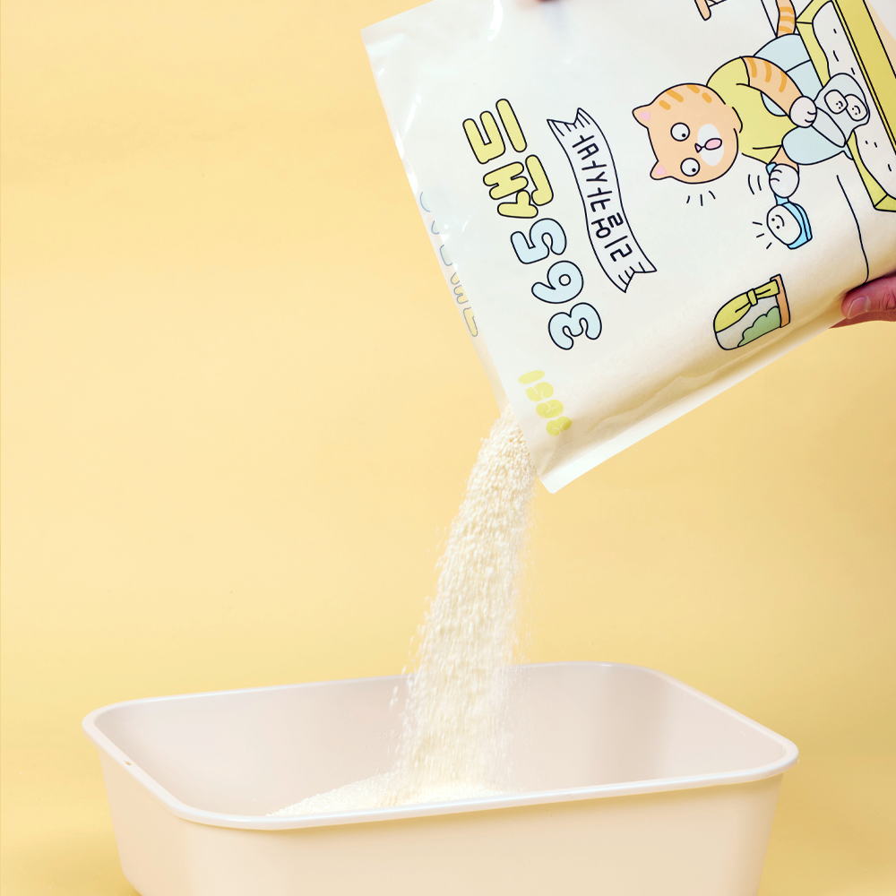 [리뉴얼] 3651 365샌드 리얼 카사바 고양이 모래 3.2kg, 3개 이미지 4