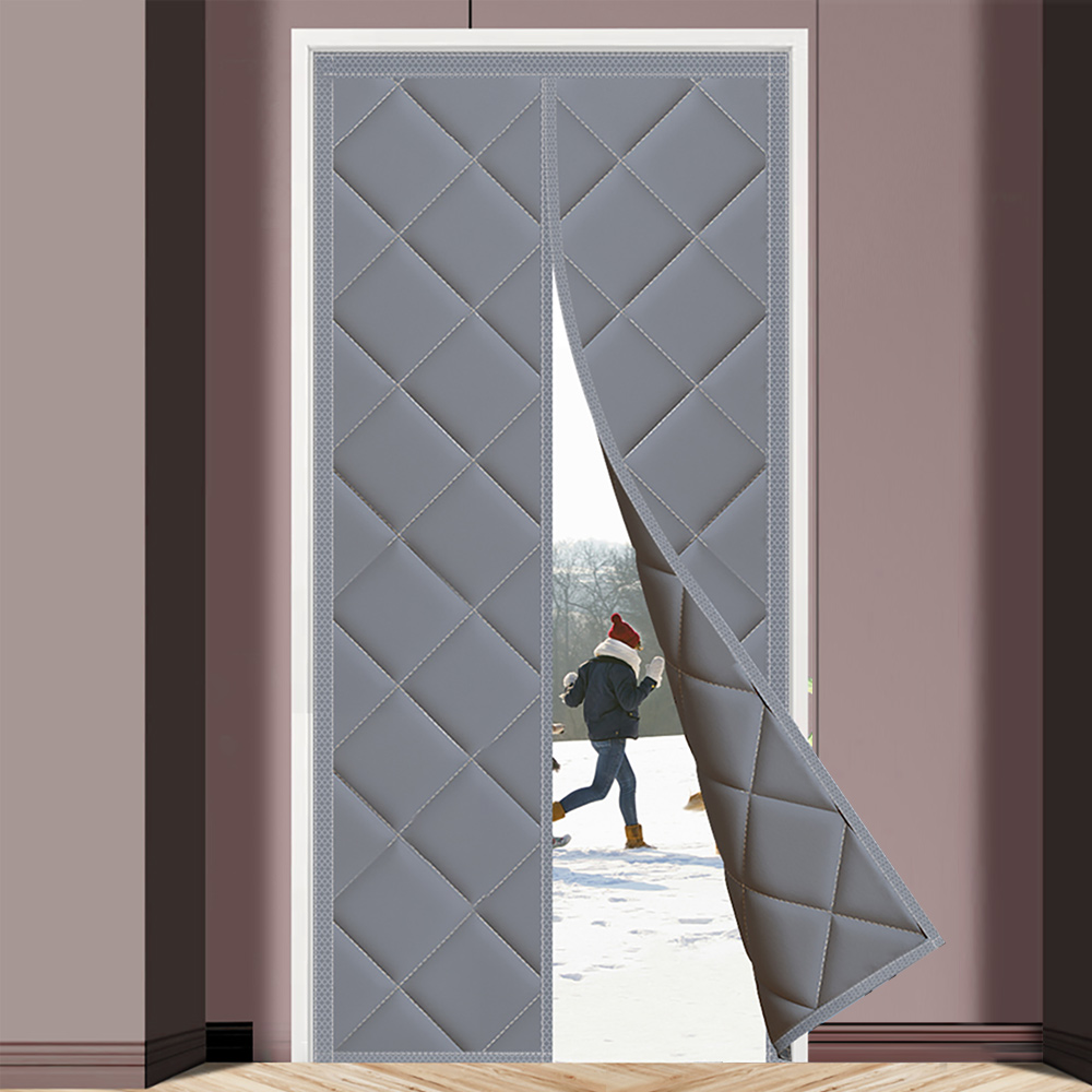 슈가잠 방풍 우풍차단 깔깔이 커튼 창문 베란다 현관 바람막이 방한 비닐 자석 벨크로  M