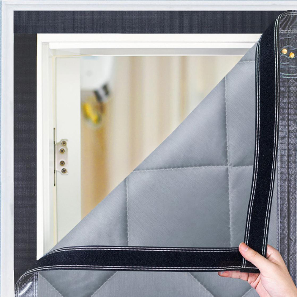 슈가잠 방풍 우풍차단 깔깔이 커튼 창문 베란다 현관 바람막이 방한 비닐 자석 벨크로  M