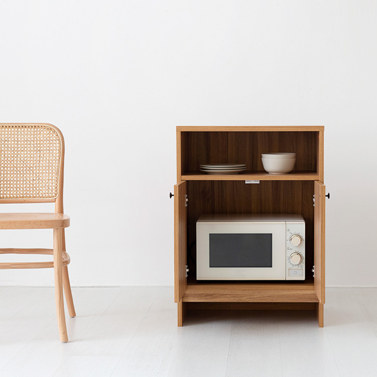 CAMIU 2문 수납장 TFM8060C 600x400x820mm, 2단, 캄포어베니어 2014.8098 - 상세 이미지 3
