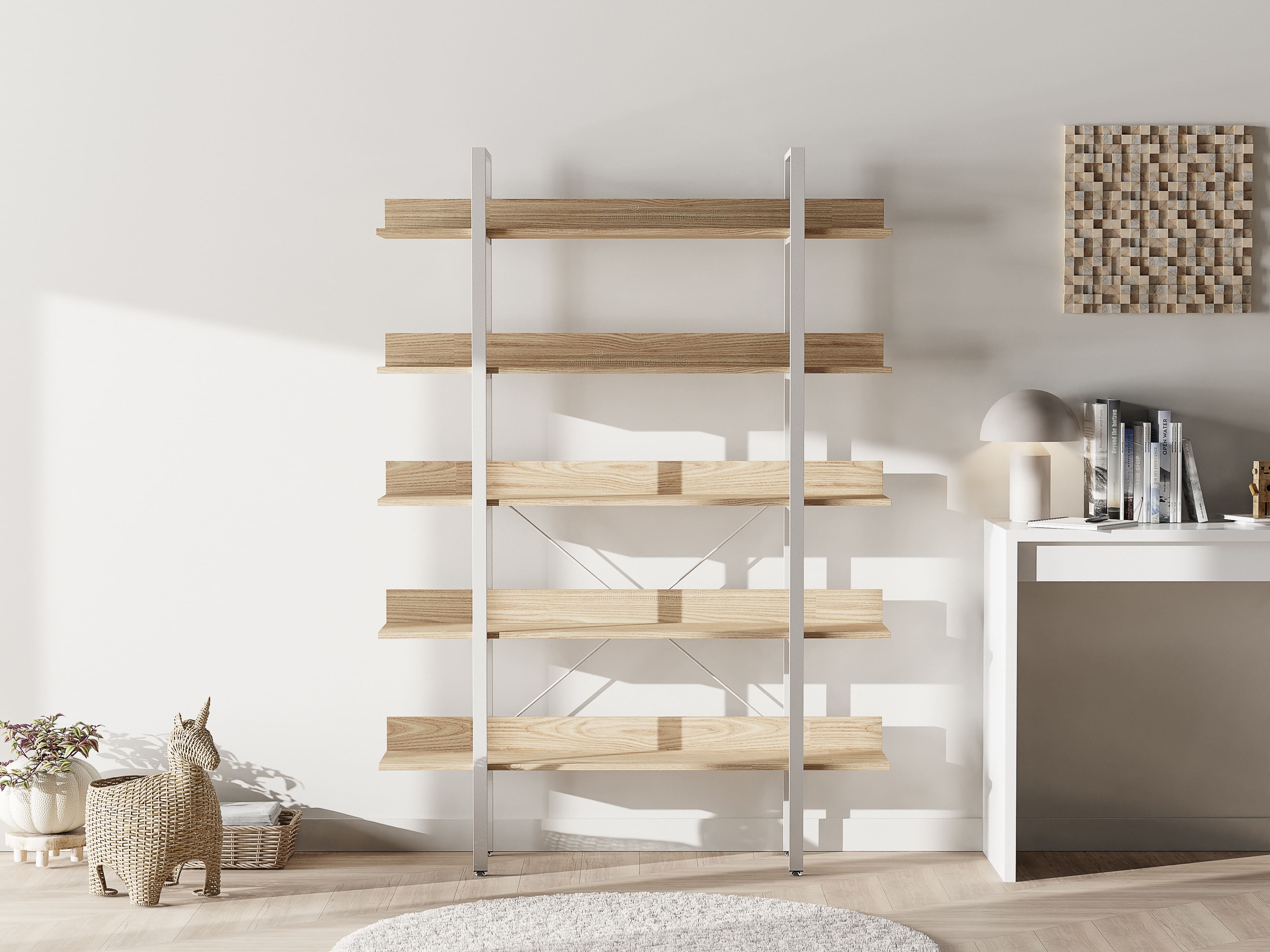 위스키 진열장 거실 장식장 양주 인테리어 장식장 위스키장 5단