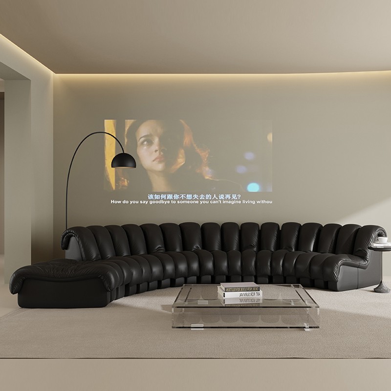 DS-600 논스톱 라운지 소파 등받이가 없는 단일 모듈