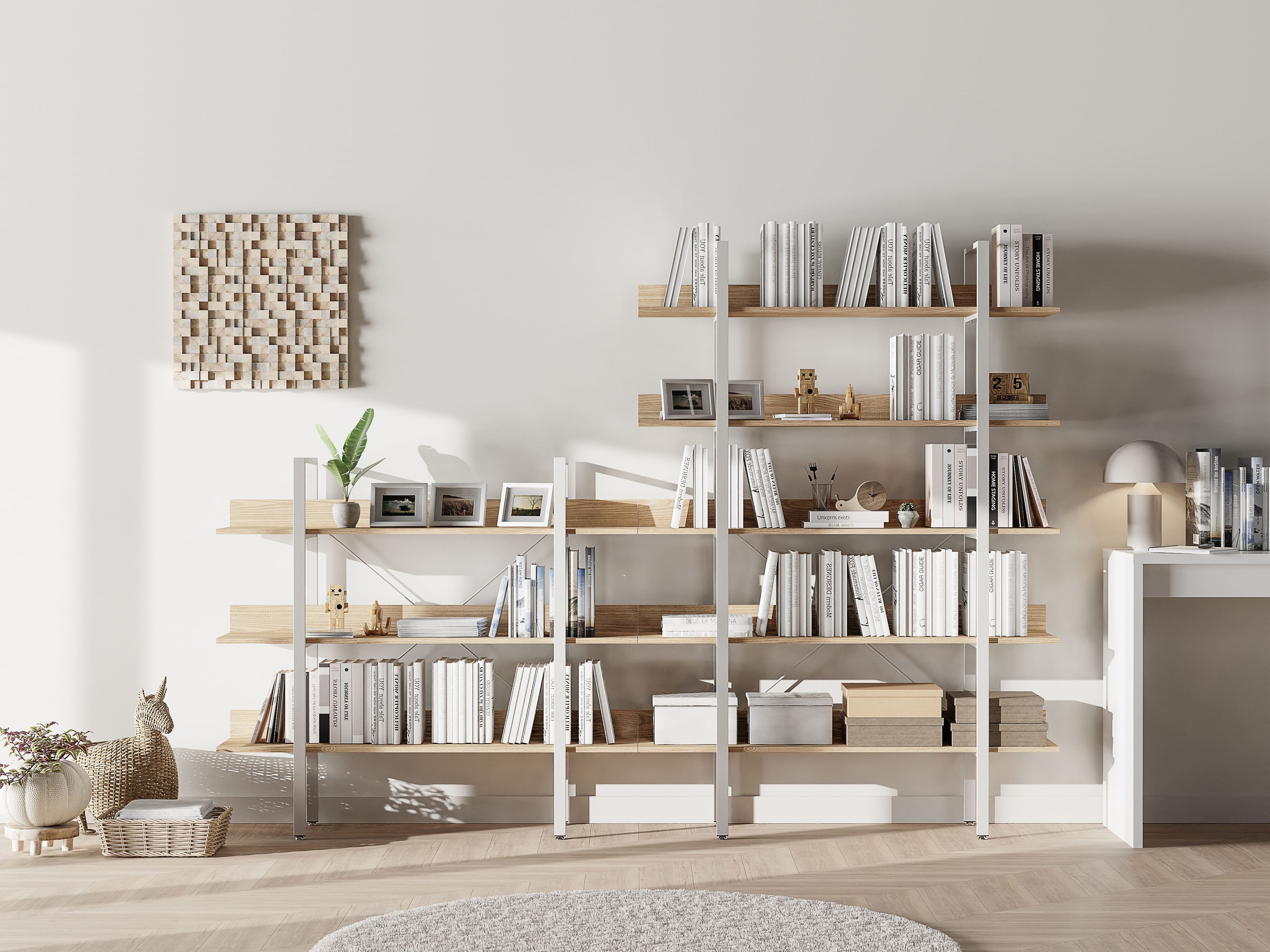 위스키 진열장 거실 장식장 양주 인테리어 장식장 위스키장 5단