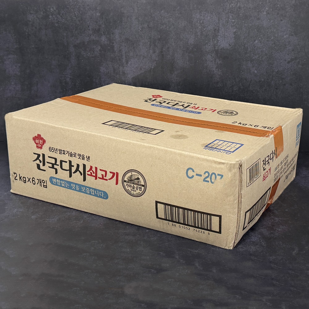 대상 쇠고기 진국다시 업소용 2kg, 6개 - 상품 이미지