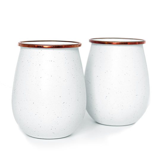 베어본즈 에나멜 텀블러 커피잔 와인잔 캠핑 머그 2P 세트 - 상세 이미지 4